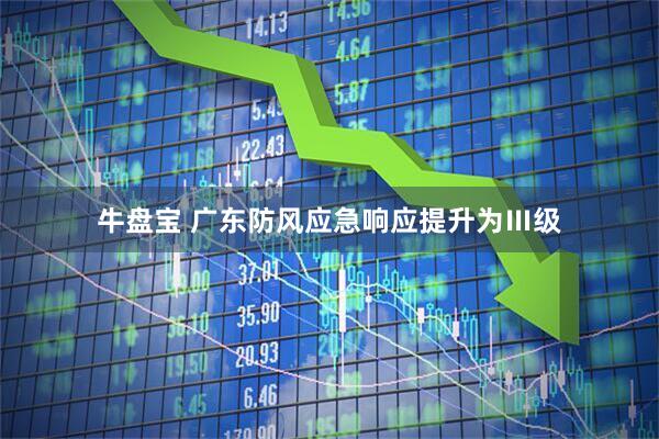 牛盘宝 广东防风应急响应提升为Ⅲ级
