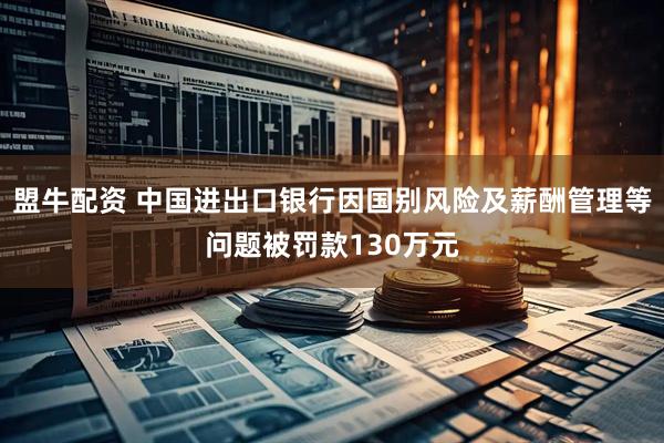 盟牛配资 中国进出口银行因国别风险及薪酬管理等问题被罚款130万元